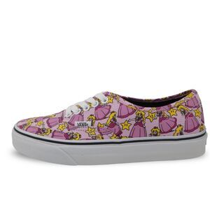 RARE Vans Nintendo Princess Peach US 8.5 Canvas Skateboarding Shoe Limit Edition